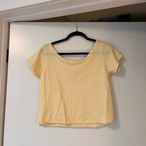 Brandy Melville Yellow Women's Top